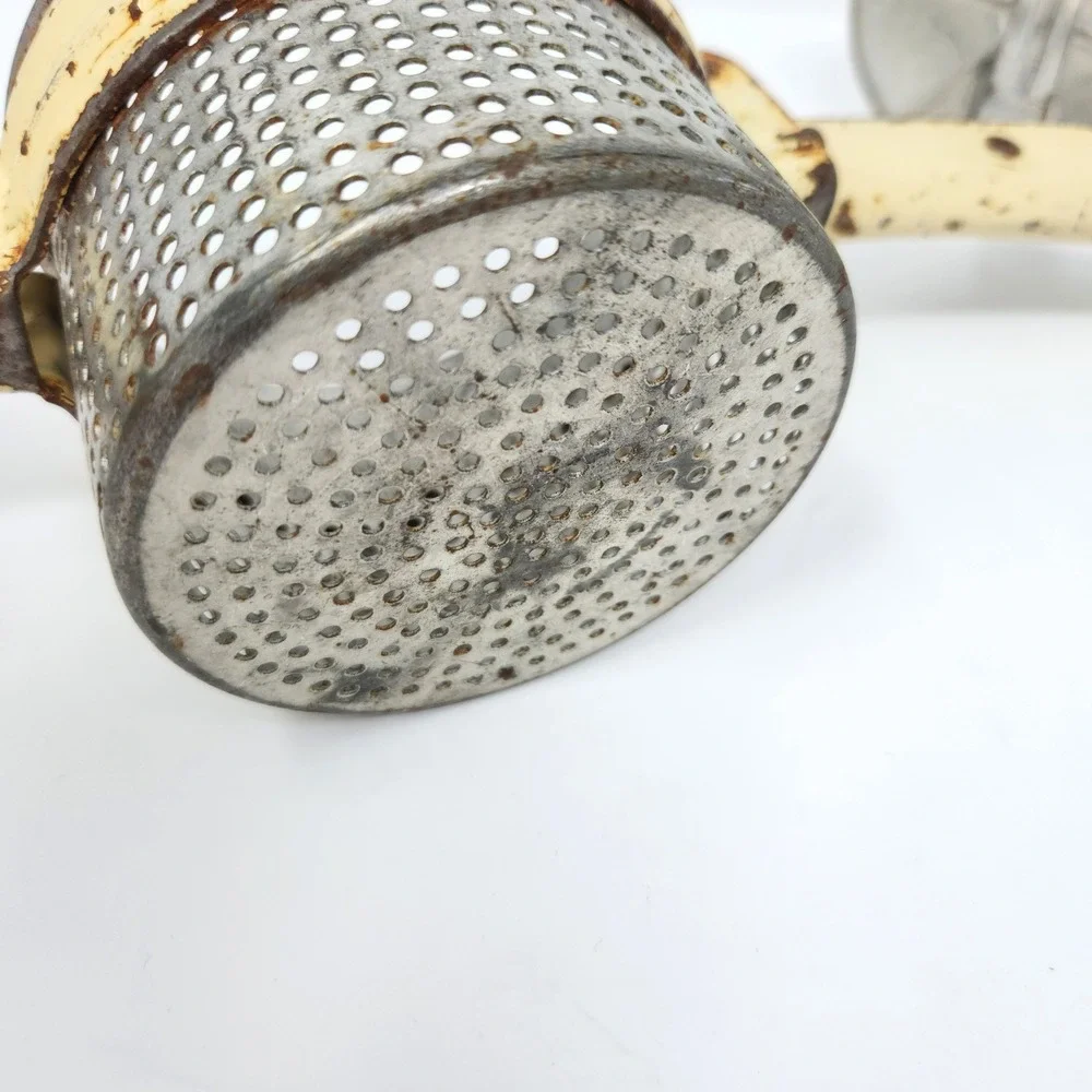 Vintage Enameled‎ Metal Potato Ricer, Kitchen Tool